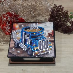 boîte à post-it de Luxe - décor camion