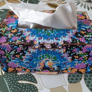 L’œil de Paon- Boite à mouchoirs