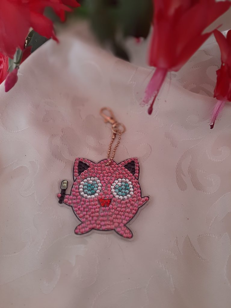 Jigglypuff Strass Rose-Pokémon
